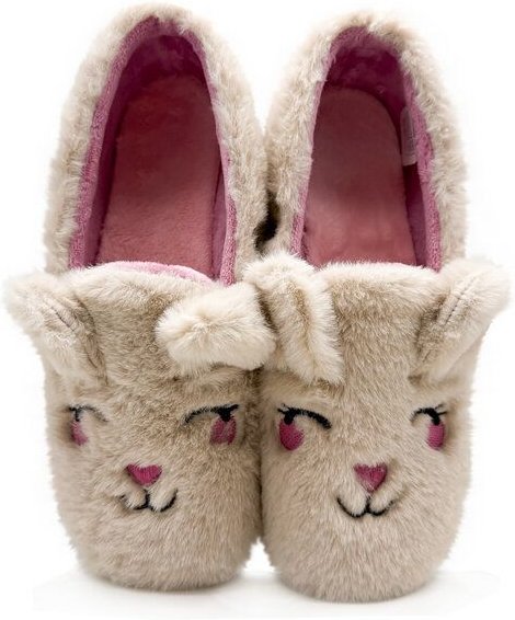 Veganer "thies ® Rec Rabbit Closed Slipper" aus kuscheligem recyceltem PES