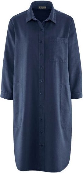 HempAge Hanf Tunika mit Polokragen