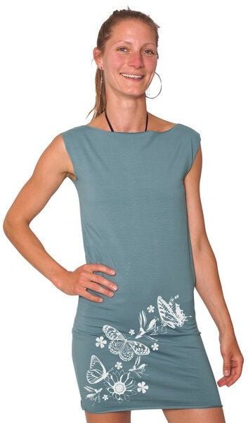 HANDGEDRUCKT "Frühlingsboten" Bio-Kleidchen