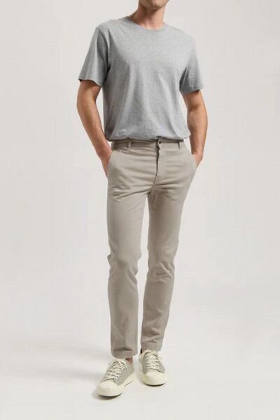 MUD Jeans Unisex Jeans "Scott Mid Tapered - Pebbles"