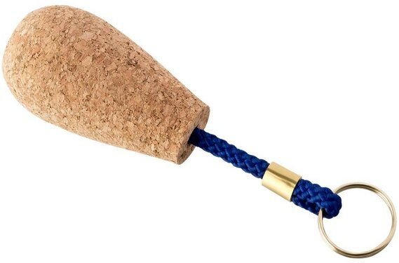 Kork-Deko Boots-Schlüsselanhänger „Boje“ aus Kork (schwimmfähig)