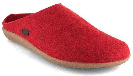 Tuffeln Hygge Filzpantoffeln nachhaltige Hausschuhe mit Wechselfußbett und rutschfester Gummisohle