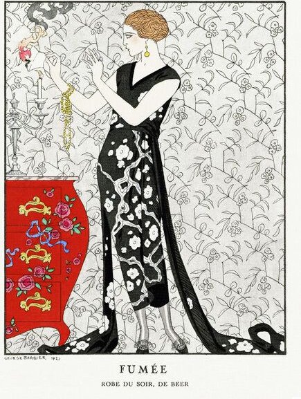 Photocircle Poster / Leinwandbild - Fumée von George Barbier