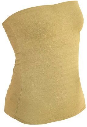 körber mode Schlauchtop, trägerloses Top aus Biobaumwolle, viele Farben, in Normalgröße & Kurzgröße