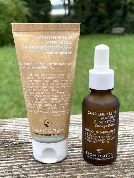 LICHTGRÜN SET Hydro-Lipid Boost Gesichtsöl Bio + natürliches Anti-Aging