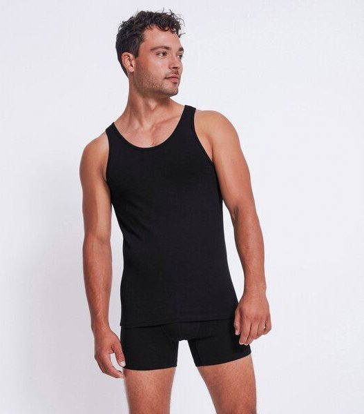 Sloggi 2x Herren Tank Top GO ABC 2.0 Bio-Baumwolle