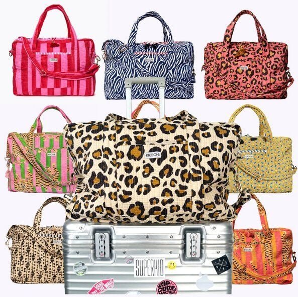 KIKOONI handgefertigte große Reisetasche " TRAVELER BAG "