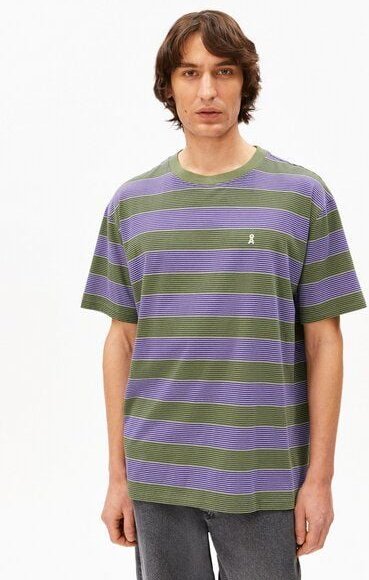 ARMEDANGELS MAARKOS STRIPES Herren T-Shirt aus Bio-Baumwolle
