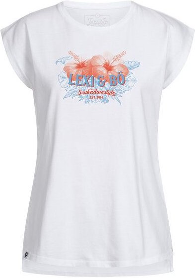 Lexi&Bö Tropical Flowers Beach Shirt Damen