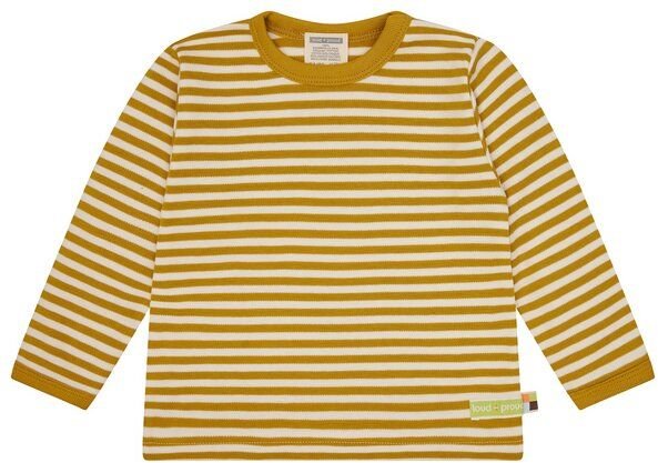 loud + proud Babys & Kinder Shirt Interlock Ringel, GOTS-zertifiziert