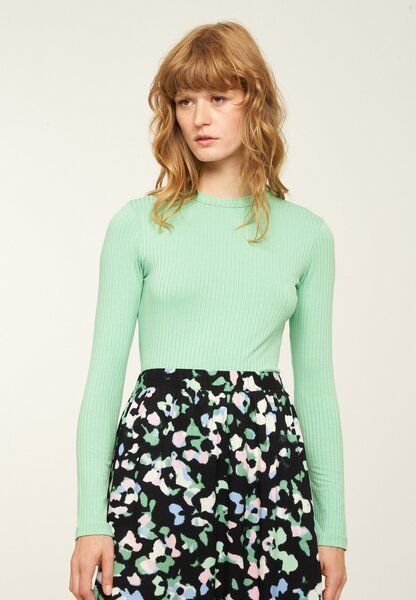 Damen Rib Longsleeve aus Lenzing ECOVERO Mix - STELLA - recolution