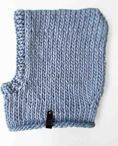 PANAPUFA Handgestrickte Balaclava Kapuze – 100 % Merinowolle