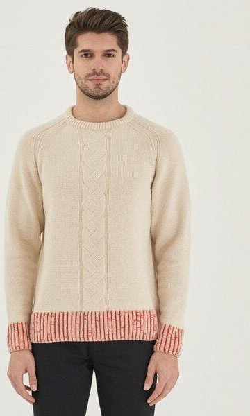 ORGANICATION Pullover aus Bio-Merinowolle und Bio-Baumwolle