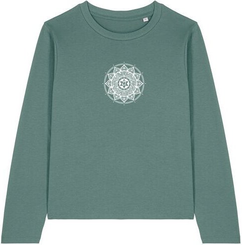Brandless Basic Bio Damen Longsleeve Anahata Chakra 180 g/m² XS - XXL