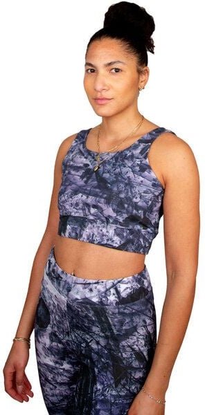 ÆVRIL Damen Yoga BH // Tobiume Print // Bio-Baumwolle