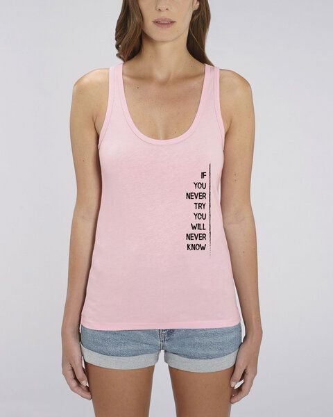 Human Family Bio Damen Tank-Top "Gleam - If U try" in 6 Farben