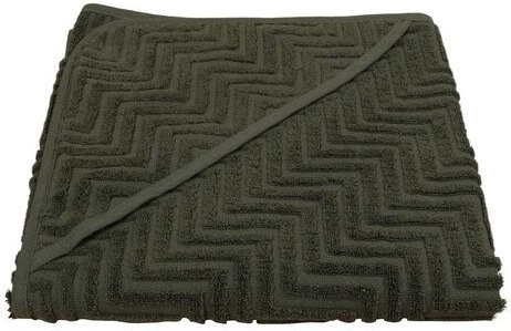 Filibabba Baby Kapuzenbadetuch Zick-Zackmuster 100 % Bio Baumwolle