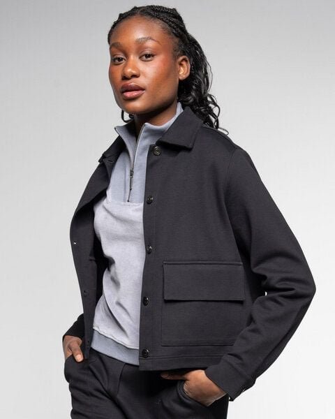 Thumbnail - Alma & Lovis Edle Jacke in Gabardine-Struktur aus Organic Cotton | Gabardine Jacke