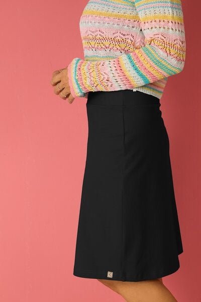 La Gitana Rock A-Linie „June“ – lange Variante, aus Bio-Baumwolljersey – fair & nachhaltig