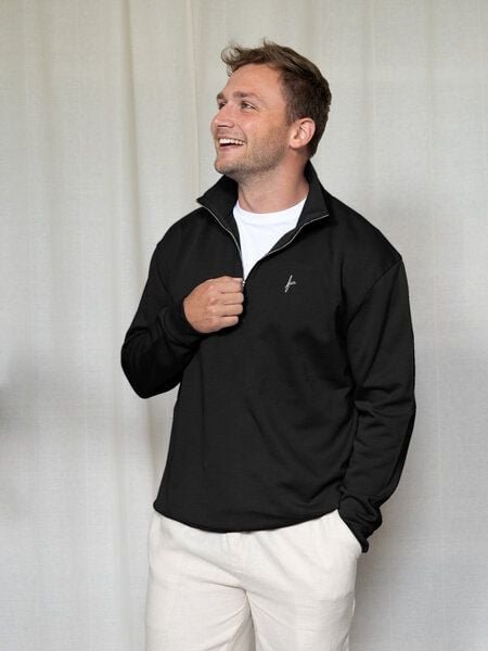 FUXBAU Männer fux Half Zip Sweater