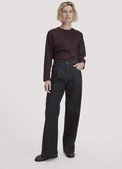 hessnatur Jeans Super Wide Leg BETTER RECYCLING aus wertvollem Bio-Denim