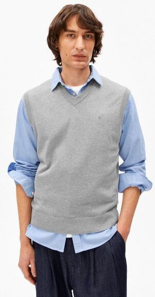 ARMEDANGELS SLEEVELESS KNIT Herren Pullunder aus Bio-Baumwolle