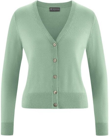 Thumbnail - Hempage Damen Strickjacke kurz Hanf/Bio-Baumwolle