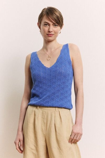 TRANQUILLO Ajour Top Malaa aus Bio-Baumwolle (1220001)