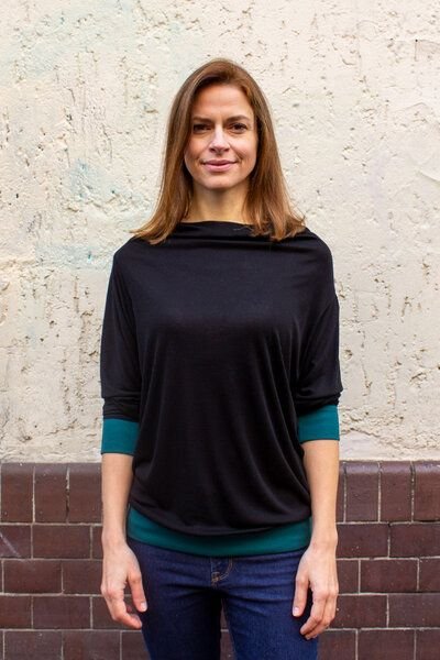 Kolla.Berlin Pullover mit 3/4 Arm aus Tencel