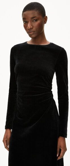 ARMEDANGELS ADAAJA VELVET Damen Jerseykleid aus Bio-Baumwoll Mix