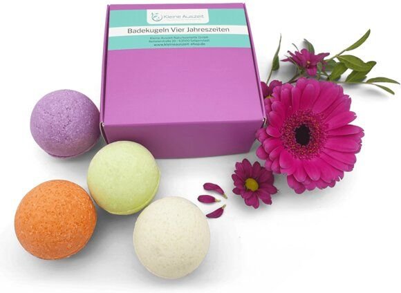 Kleine Auszeit Manufaktur Badekugeln Vier Jahreszeiten