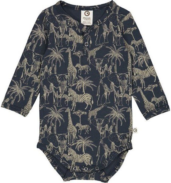 Fred's World by Green Cotton "Green Cotton" Body Langarm Safari