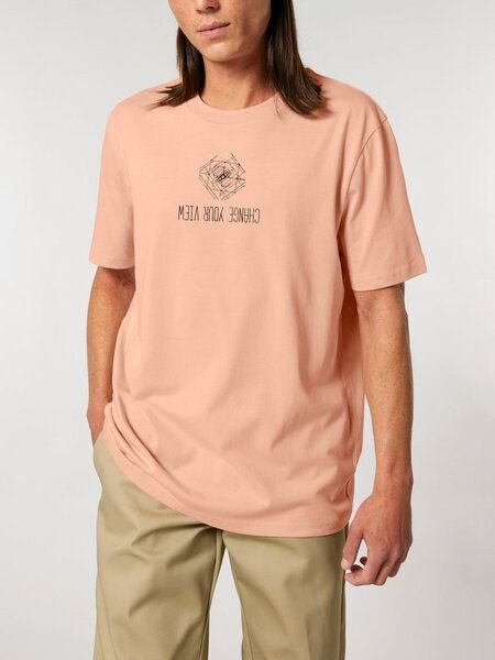 Human Family Bio Unisex Rundhals T-Shirt "Create - Change your view"