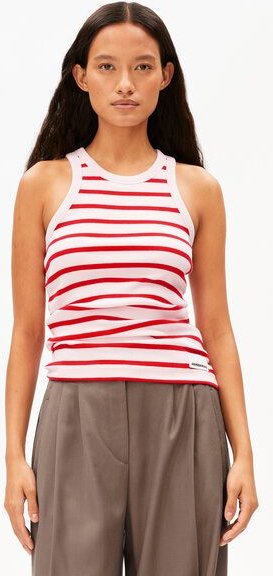 ARMEDANGELS KANITAA STRIPES Damen Ripp-Top aus Bio-Baumwoll Mix