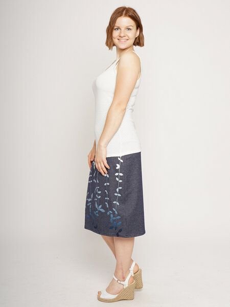 Peaces.bio - handbedruckte Biomode Trägertop aus Bio-Baumwollstrick