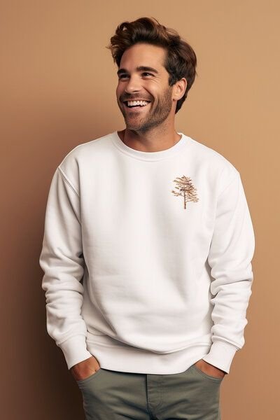 Kultgut Tree in echter Woodoptik/ Vegan - Pullover flauschig & gemütlich