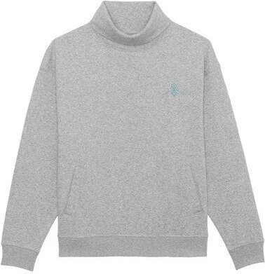 Greener Sweatshirt Übergröße Schornsteinkragen Lupinus