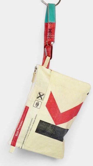 REFISHED fair fashion Täschchen 'BAG-IN-BAG' (S) - upcycelte Zementsäcke