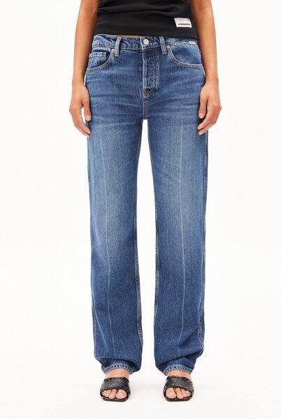 Thumbnail - ARMEDANGELS AAVELINE Damen Straight Jeans aus Lyocell-Baumwoll-Mix