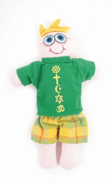 Thumbnail - El Puente Vielfaltspuppe mit religiösen Symbolen,