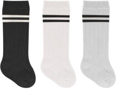 bistyle Baby-Socken Knielange Babysocken, 3er Pack ,zertifiziert, hoher Baumwollanteil
