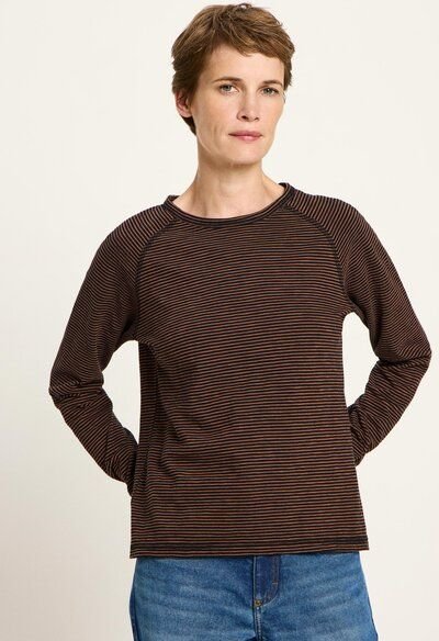 LANIUS Langarm-Raglanshirt (GOTS) aus Bio-Baumwolle