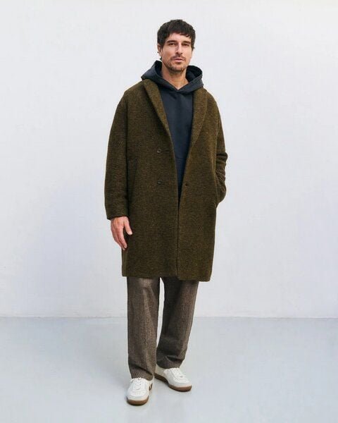 Rotholz Unisex Mantel Wool Formal Overcoat