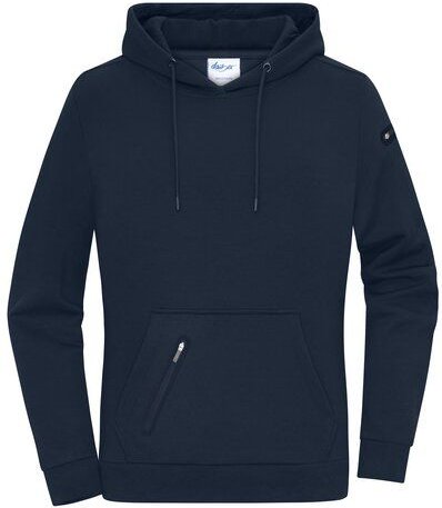 Daiber Damen Hoodie Kapuzenpullover Pullover Kängurutasche mit Reißverschlusstasche Ärmeltasche Kapuze