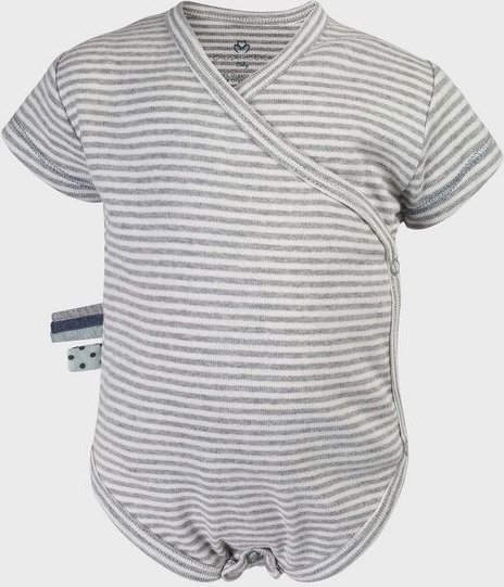 Baby S/S Kimono Body gestreift 'OrganicEra' aus Bio-Baumwolle