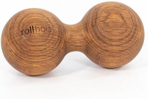 rollholz Doppelkugel - nachhaltiges Faszientraining und Eigenmassage