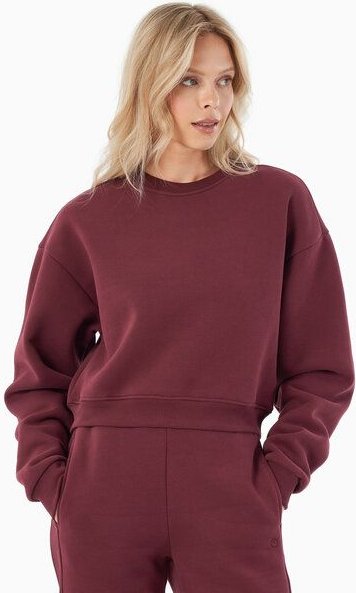 ORGANICATION SILLIVIA | Essentials Crop-Sweatshirt aus Bio-Baumwolle und recyceltem Polyester