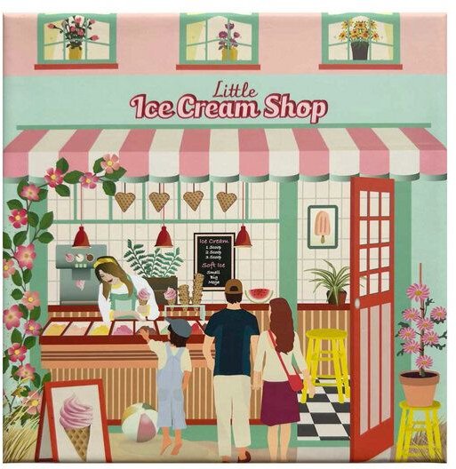Vissevasse LITTLE ICE CREAM SHOP - Puzzle mit 150 Teilen