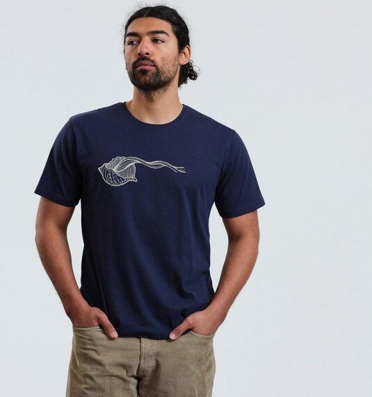 GARY MASH T-Shirt Muschel aus Biobaumwolle