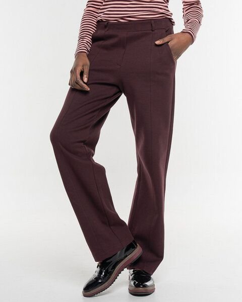 Alma & Lovis Edle Hose in Gabardine-Struktur aus feiner Bio-Baumwolle | Gabardine Hose